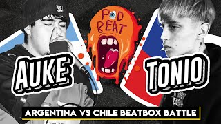 Auke Argentina Vs Tonio Chile - Competencia De Beatbox