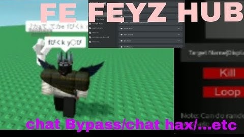 Roblox Fe Script Showcase |Fe chat Bypass.../FEYZ HUB |FLUXUS AND HYDROGEN