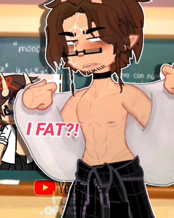 💥🔥I FAT?!👹💥 #animation #gacha #shorts