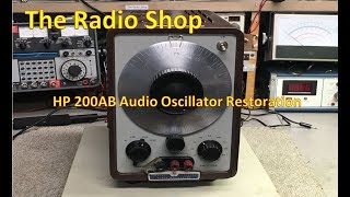 218 Hp 200ab  Oscillator Restoration