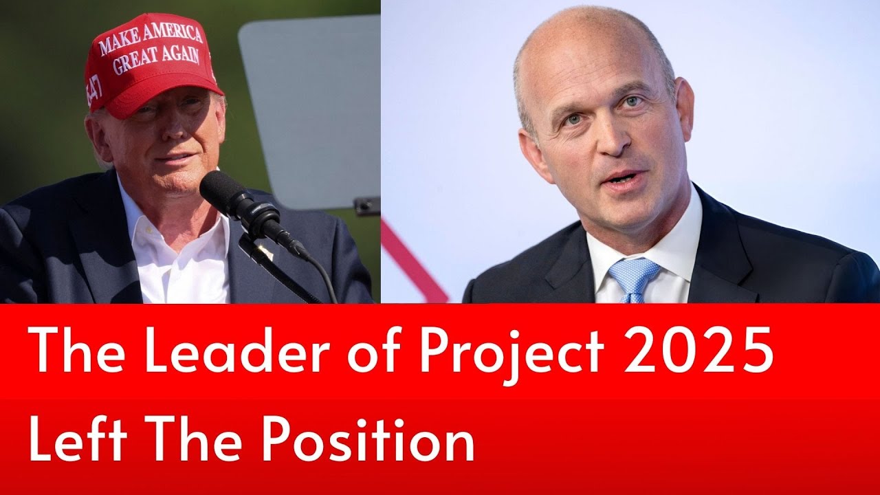The Leader of Project 2025 Left The Position | Jadetimes - YouTube