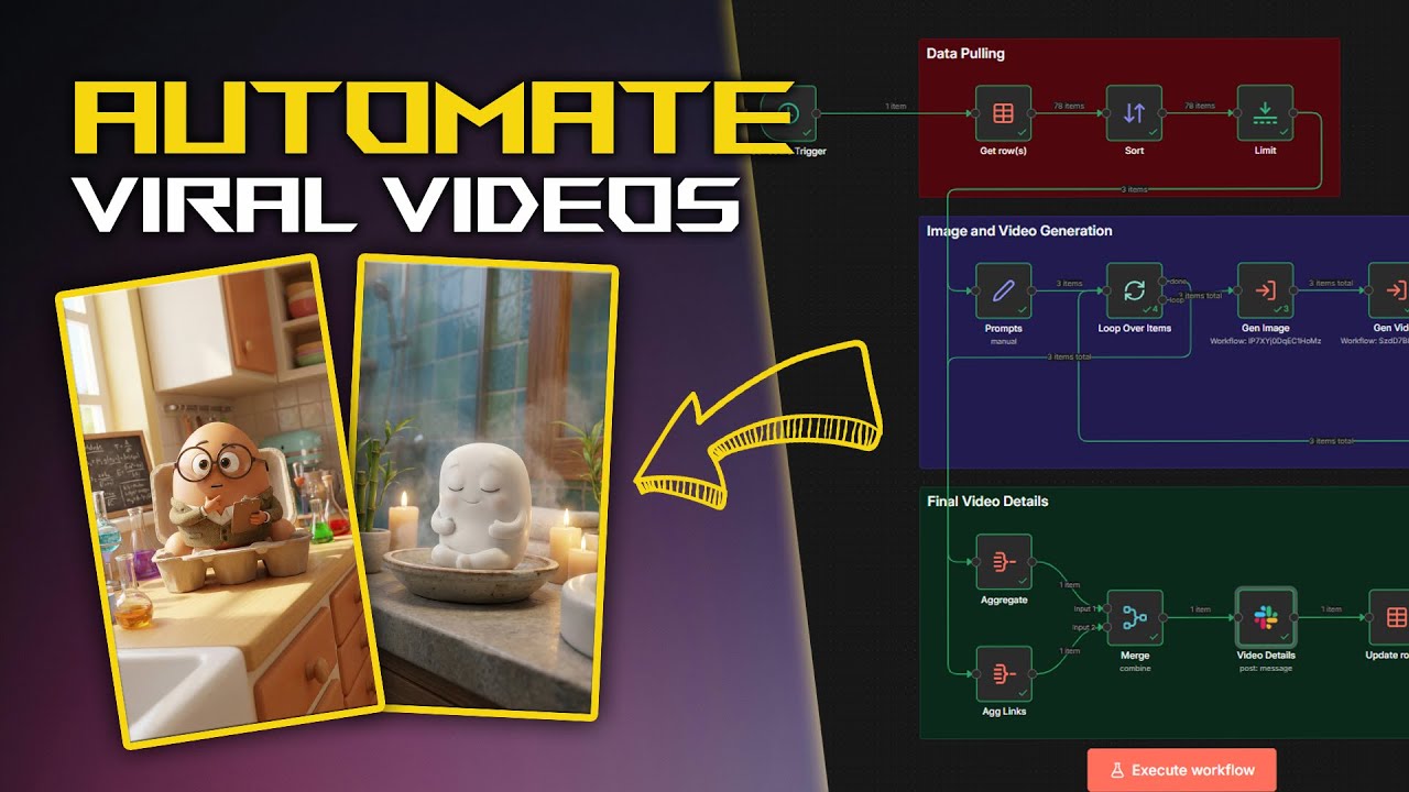 Automate Viral "Talking Object" Videos using n8n & Kie.ai (Full Workflow)