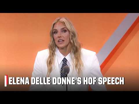 Elena Delle Donne gets inducted into the Basketball Hall of Fame | WNBA on ESPN