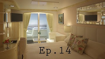 3ds Max Tutorial - Cruise Cabin 14 - TV and Mirror