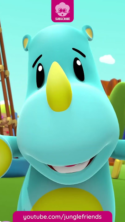 If You're Happy and You Know It - #shorts  - Jungle Friends Nursery Rhymes
