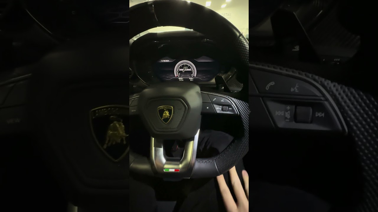 Lamborghini Urus Startup Before Wash