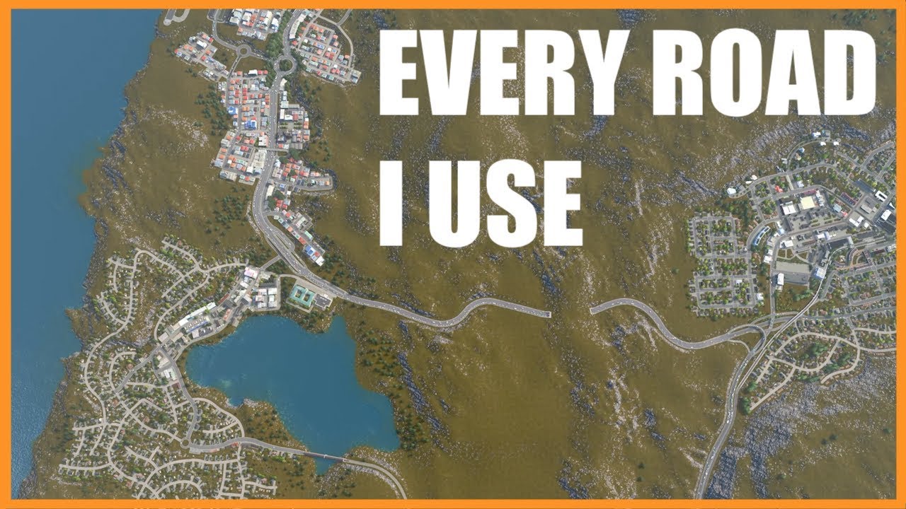 Here's ALL The ROAD Assets I Use Cities Skylines YouTube