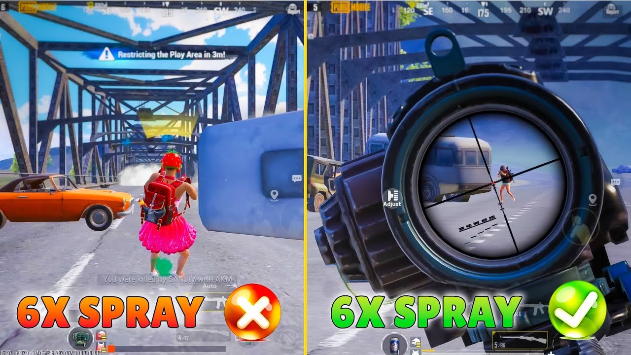 🔥 How To Spray With M416+6x Zero Recoil | Recoil Sensitivity Setting ...