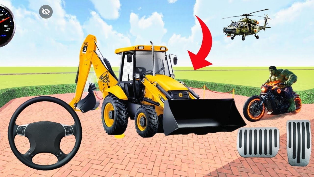 Franklin Purchase New Heavy JCB Delivery 💥🚨 Indian Theft Auto Simulator Game 💥🤩