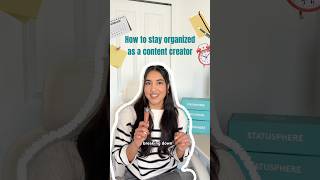 Content Creator Organization 101 #contentplanning #creatortips #contentcreatortips