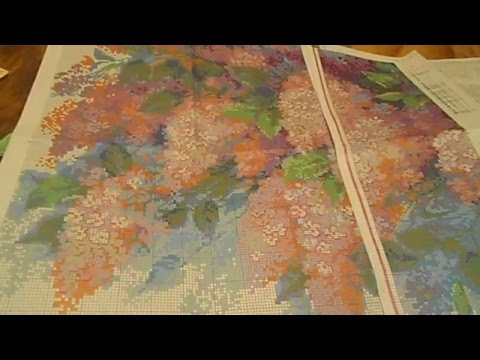 Обзор набора Сирень под дождем 1533. от Риолис