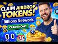 Billions network airdrop registration starts | Submiting wallet and claiming tokens