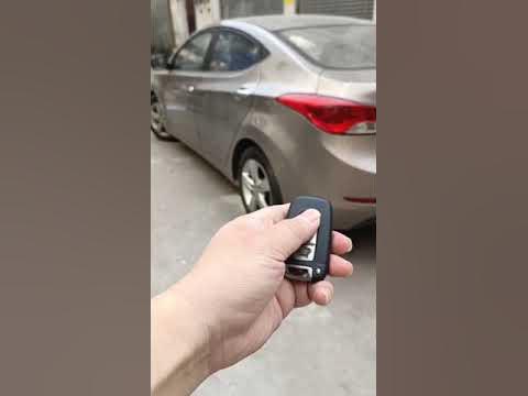 Hyundai Elantra, remote start by original key, plug and play - YouTube