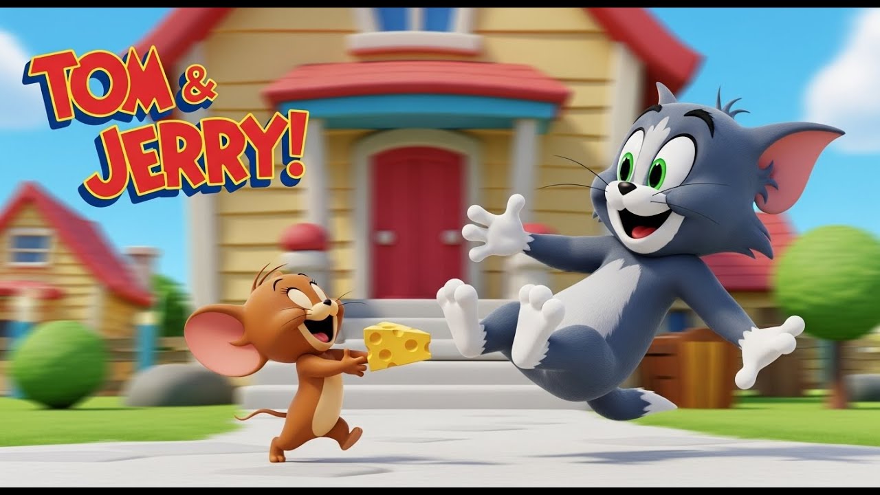 Tom and Jerry’s Big Funny Adventure 🐱🐭 | Kids Poem & Cartoon Story 🌈😂