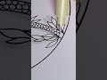 Lettre M #zentangle #zentangleart #dessin #motivation #relaxation #ink #ohuhu SoZentangle