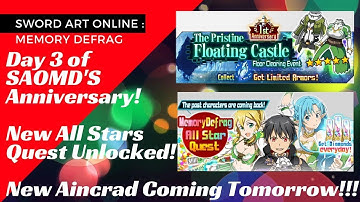 300 FREE MEMORY DIAMONDS! Preview & Update! [SAO - Memory Defrag]