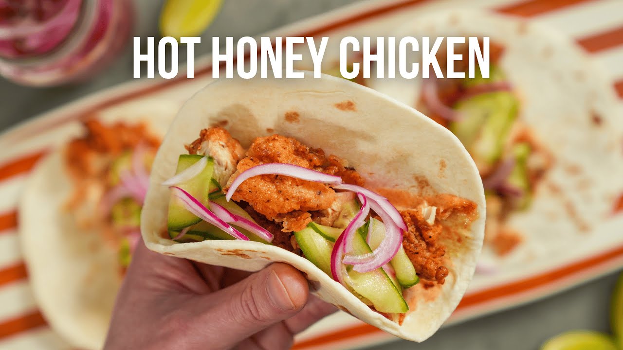 Hot Honey Chicken Tacos — This Shouldn’t Work (But It Does)
