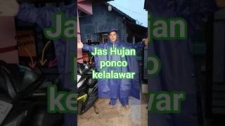 Jas Hujan Ponco Kelelawar Dewasa pria wanita bahan karet PVC tebal elastis Anti Rembes by OIYYA