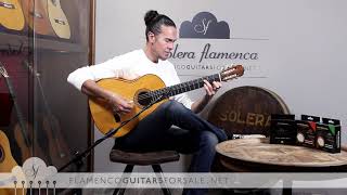 Manuel Reyes 1982 flamenco guitar for sale played by Alberto Fernández