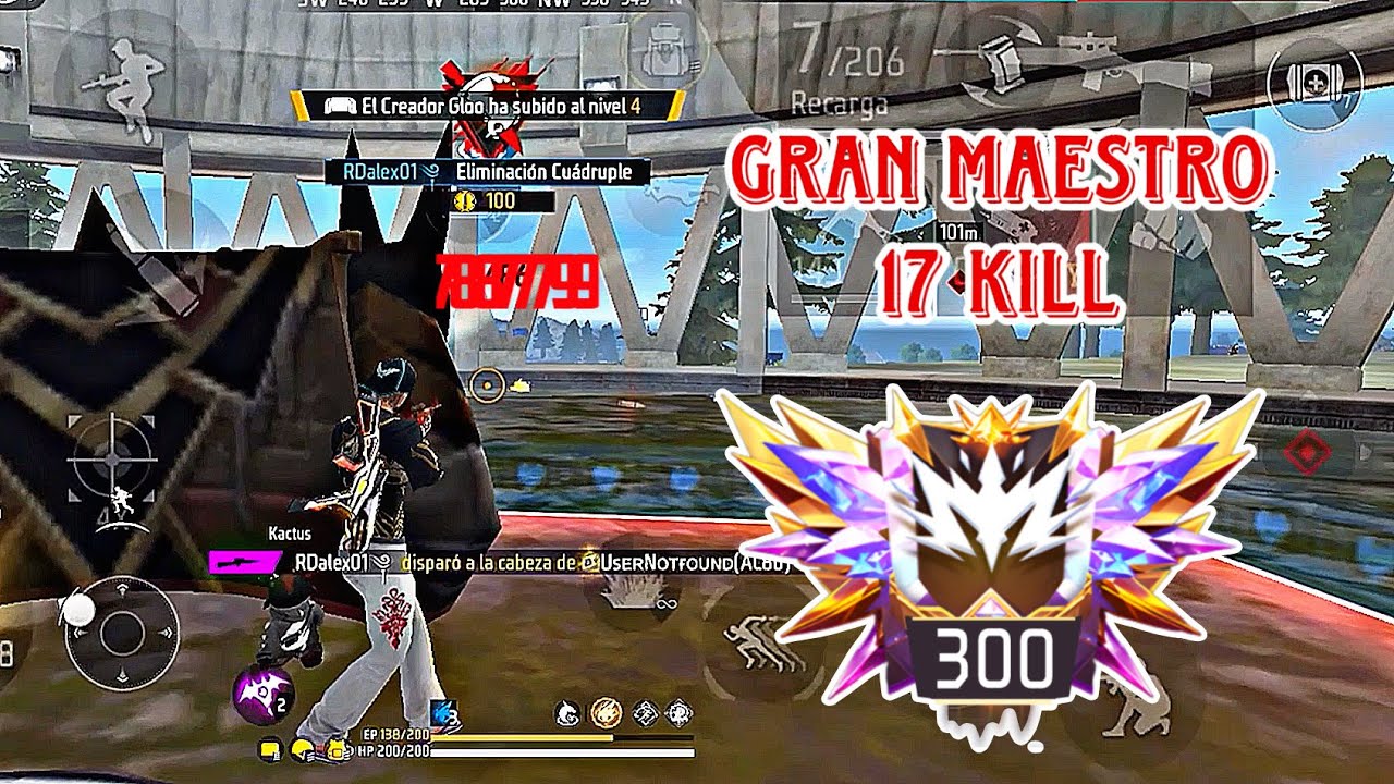 VETERANO GRAN MAESTRO 17 KILL PARTIDA NARRADA 