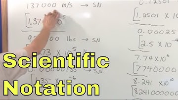 Lesson 1 - Scientific Notation (Unit Conversion Tutor)