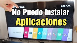 Solving App Installation Problems || How to Install Apps on LG Smart TV screenshot 4