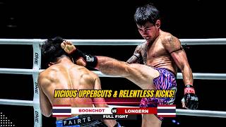 UNSTOPPABLE UPPERCUT BARRAGE! Longern Smashes Through Boonchot's Iron Defense!