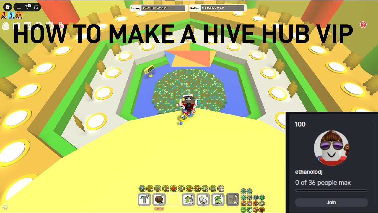 How To Make A VIP in HIVE HUB | Bee Swarm Simulator