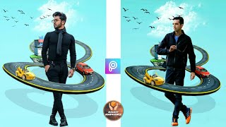 Picsart 3D Road Manipulation Photo Editing||Picsart Photo Editing tutorial 2020 screenshot 3