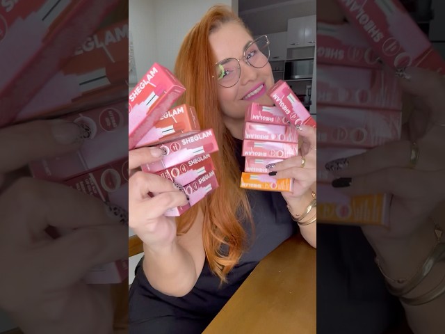 ASMR VLOG: Unbox novos Lip Oil Balm SHEGLAM