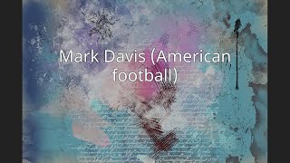Mark Davis (American football)