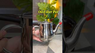Oil Filter Strainer Kitchen Pot Stainless Steel | Kitchen Essentials