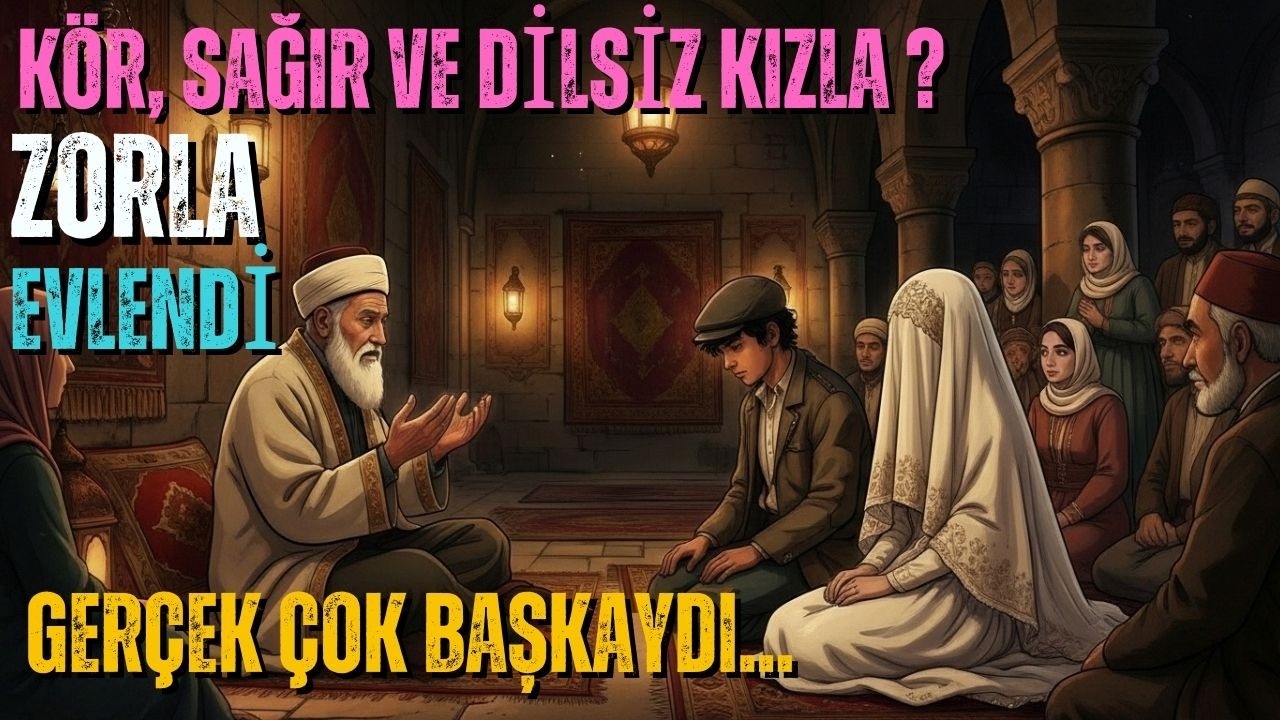 Kör ,Sağır ve Dilsiz Kızla Zorla Evlendirildi! Duvağı Kaldırınca Gördükleri Karşısında Dili Tutuldu!