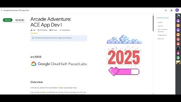 [NEW2025] Arcade Adventure: ACE App Dev I #qwiklabs | #ARC3000 || Google Cloud Arcade 2025