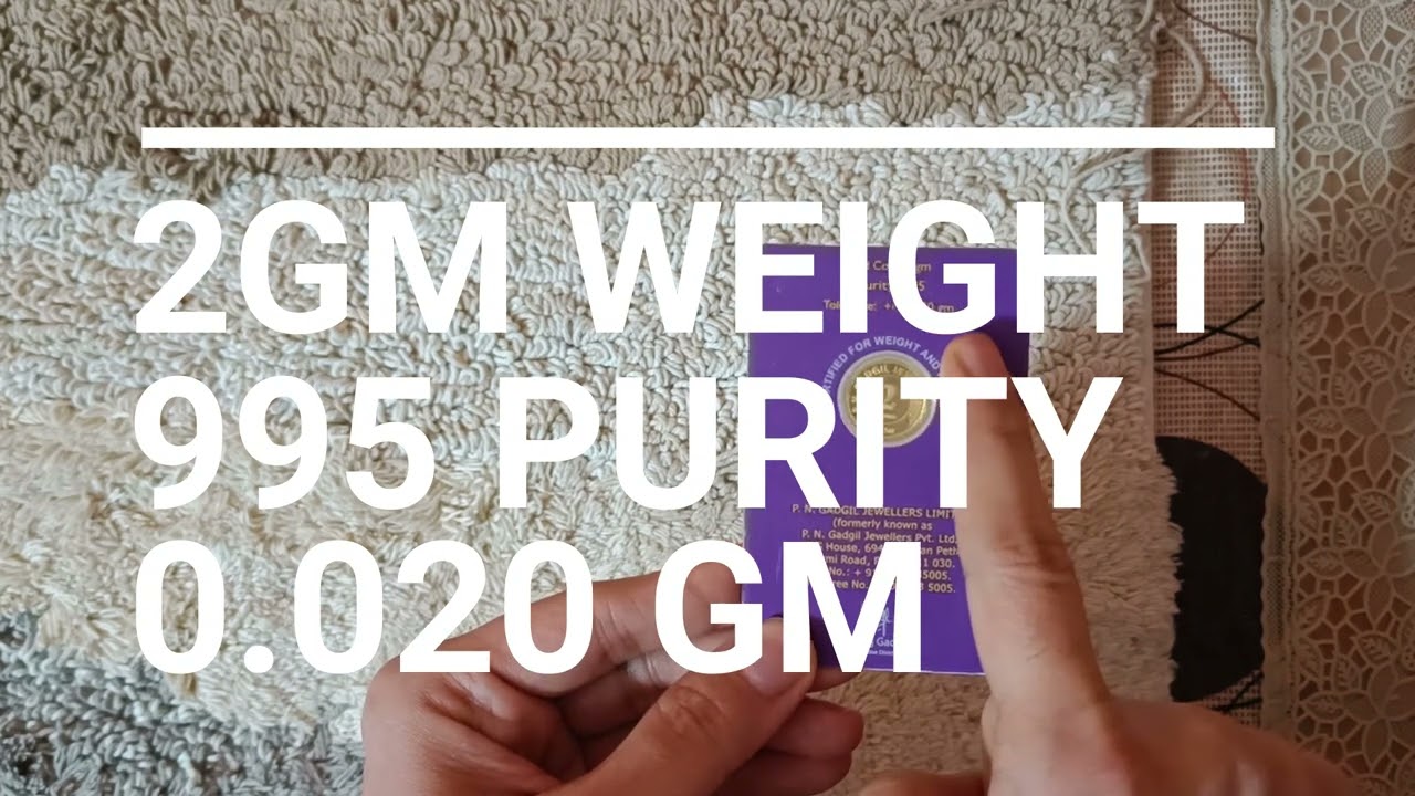 PNG 24K 2 Gram Gold Coin Unboxing and review - Ajio | Bullionaire Club