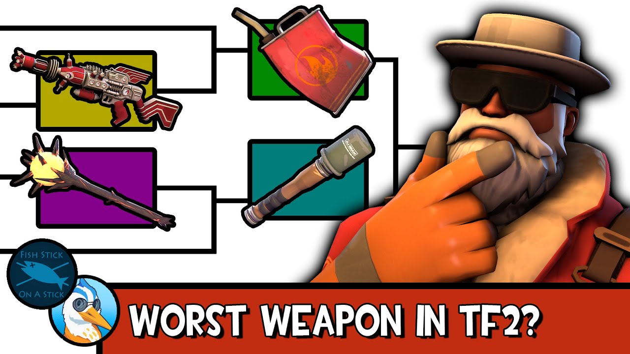 Bad TF2 Weapon Tournament Bracket