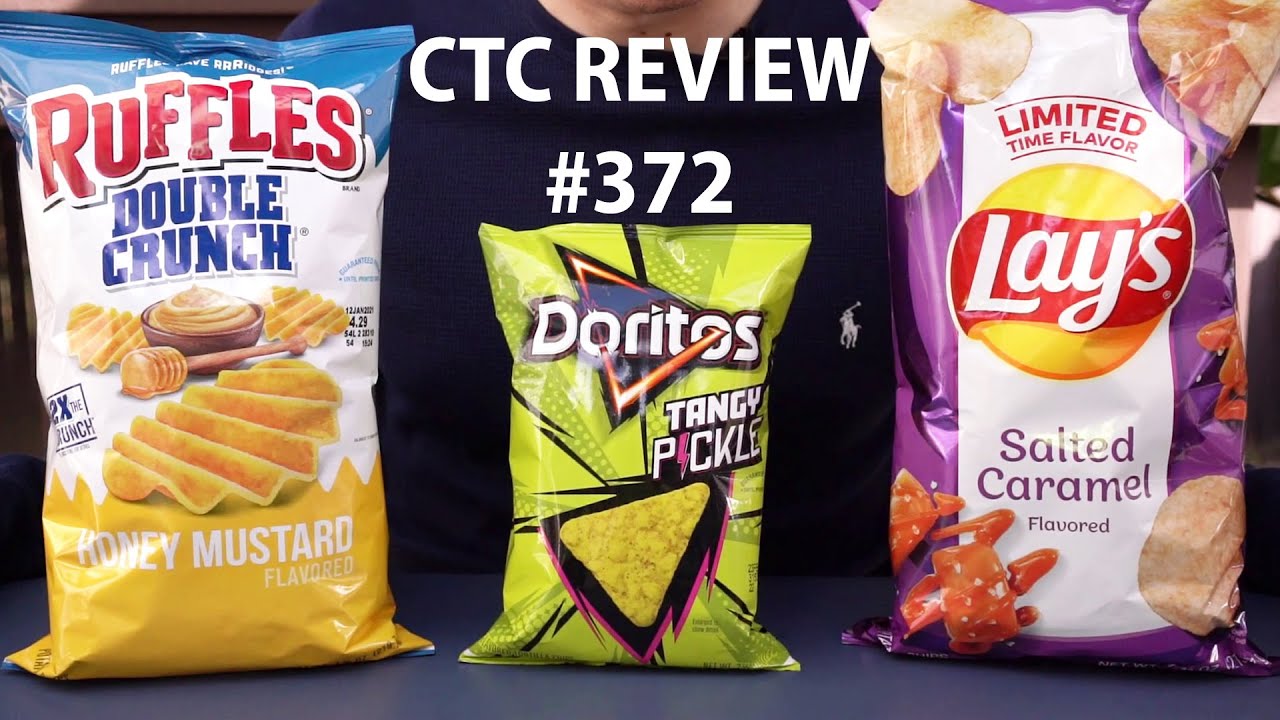 Salted Caramel Lay’s vs Tangy Pickle Doritos vs Honey Mustard Double