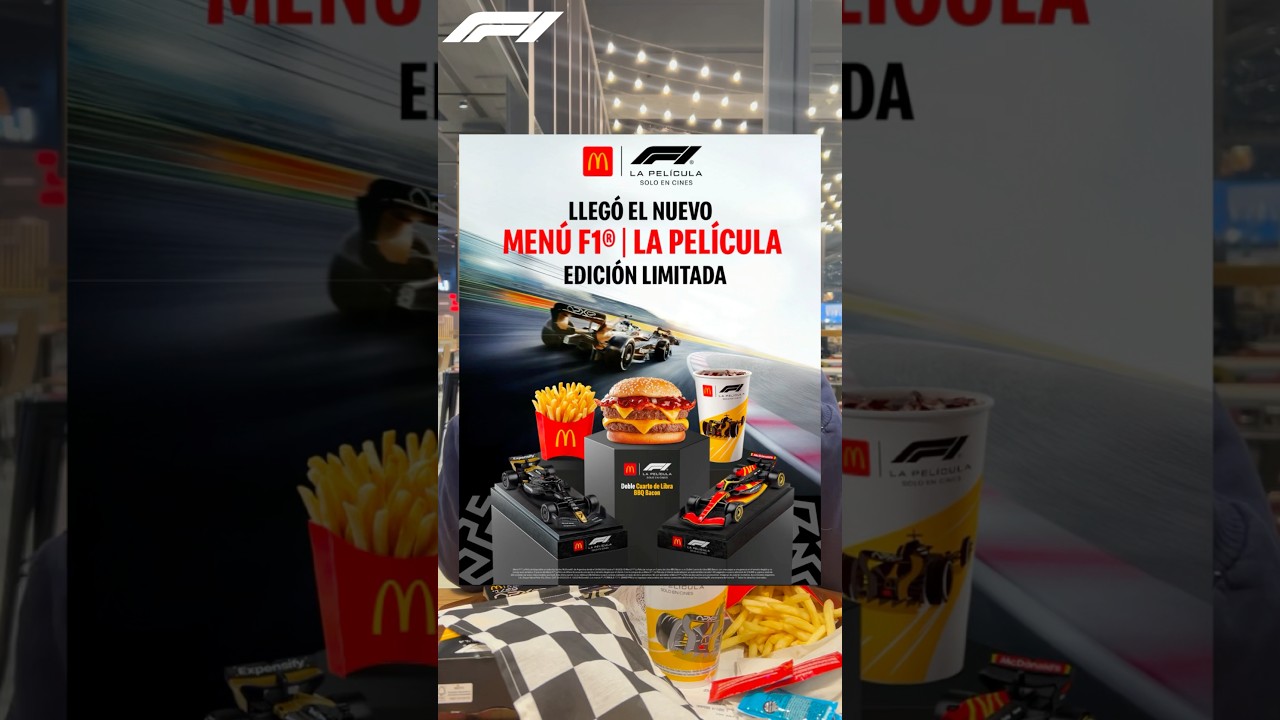 Nuevo autos en Mc Donalds de la formula 1 