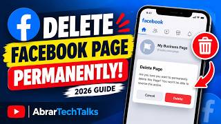 How to Delete a Facebook Page Permanently (2026) | Step-by-Step Tutorial