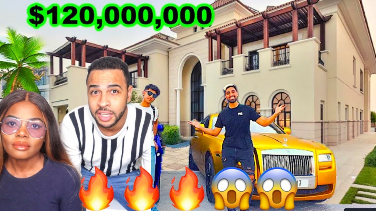 $120,000,000 MILLION DOLLAR DUBAI MANSION | MO VLOGS REACTION