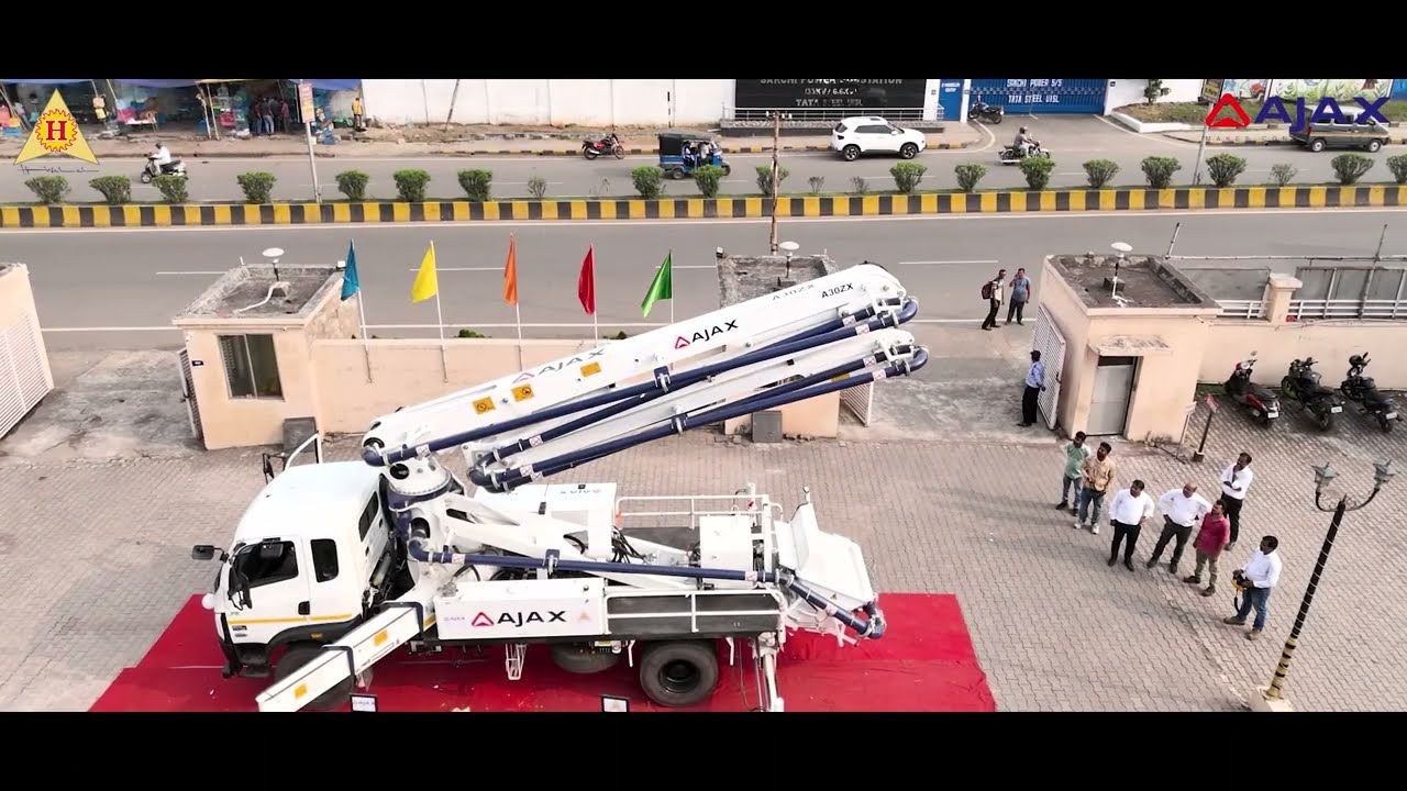 Revolutionizing Construction: First AJAX Boom Pump in Jharkhand | Real India | Hiralal Group