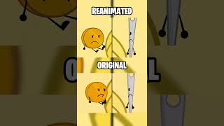 BFDI 7 Reanimation COMPARISON! #shorts #bfdi #animation