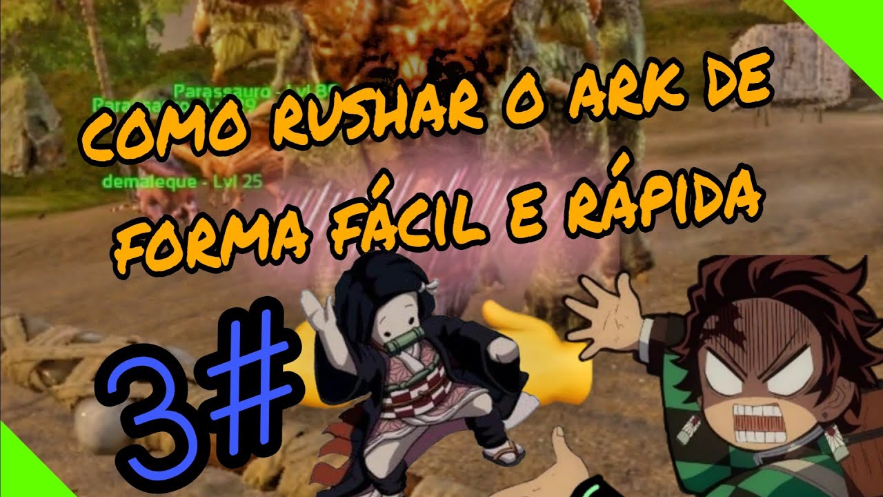 COMO RUSHAR O ARK MOBILE DE FORMA RAPIDA EP 3 (RUSHANDO ARK)