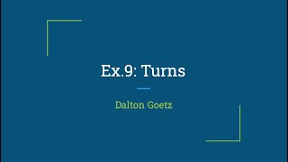 Ex.9 Turns