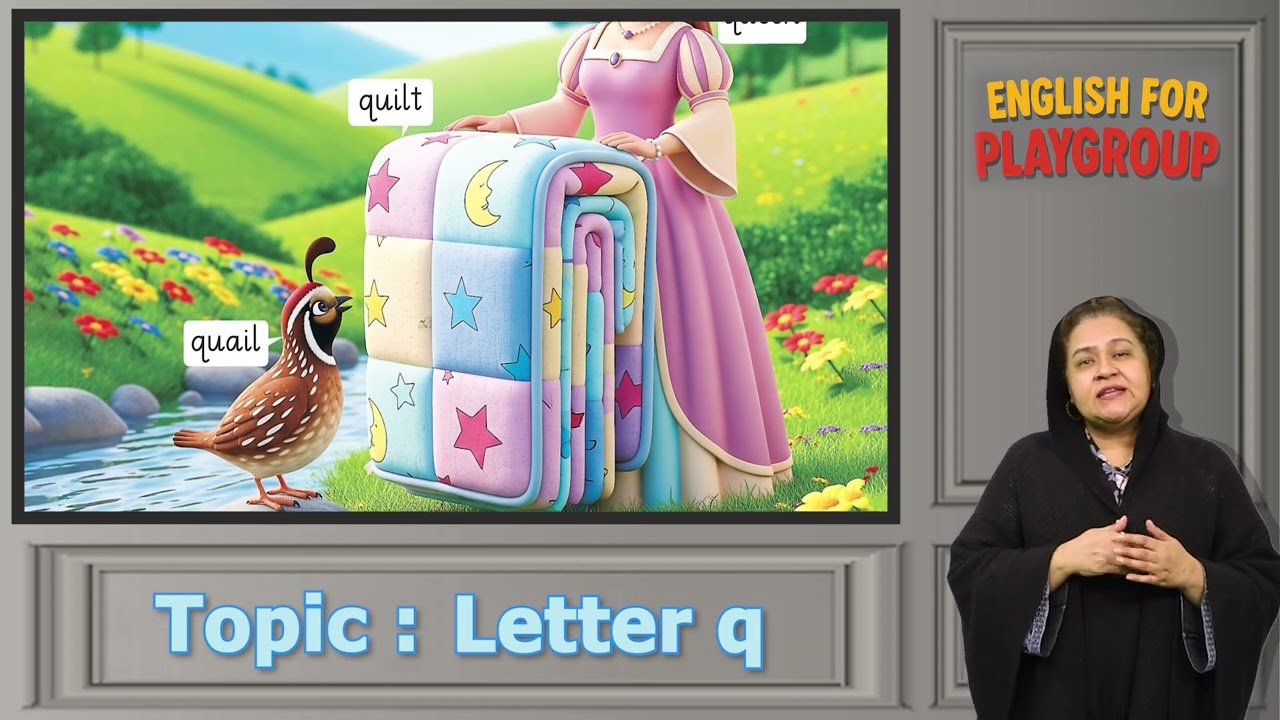 **English 3+ Kids Learning | Letter Q | Parents Guide**