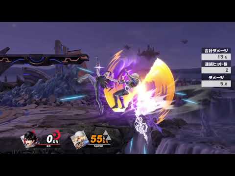 【スマブラSP】ウィッチタイム下投げ踏みつけ空下メテオ【ベヨネッタ】【魅せコンボ】