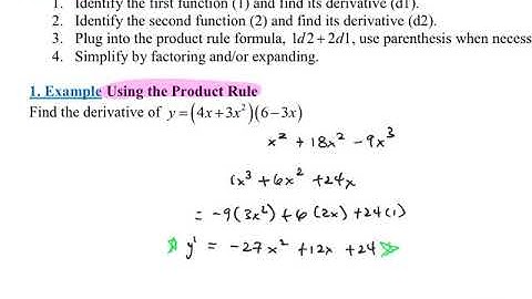 2.4 The Product and Quotient Rules-1