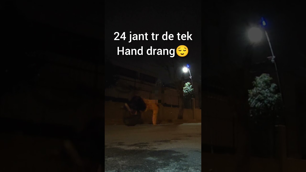 tr de tek 24 jant hand drang 