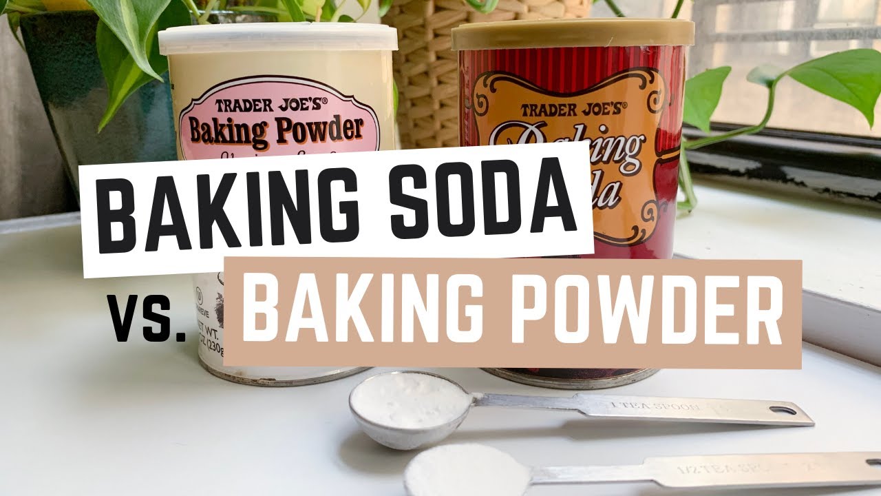 BAKING SODA vs. BAKING POWDER » what's the difference? - YouTube
