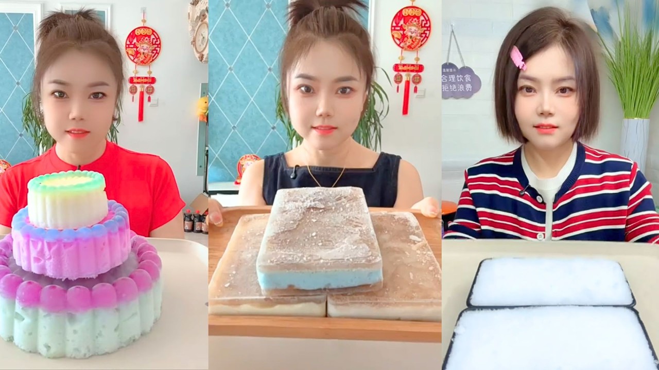 Homemade Traditional Chinese Ice Eating Show #81